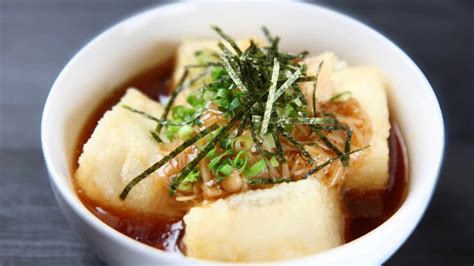 Agedashi Tofu Recipe Salty Umami Sauce With Fried Tofu