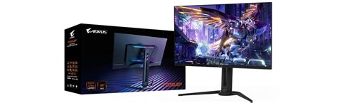 Gigabyte AORUS FO27Q3 FO32U2 QD OLED Gaming Monitors Unveiled