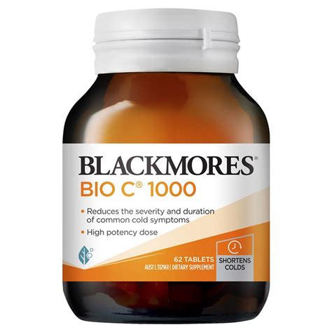 Blackmores Bio C 1000mg 62 Tablets Australian Healthcare Direct