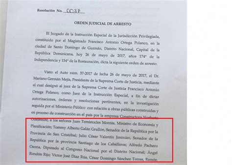 La Orden De Arresto Contra Los Implicados En El Caso Odebrecht