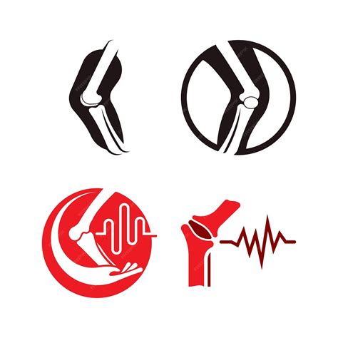 Premium Vector | Joint bones vector logo design for orthopedic clinics