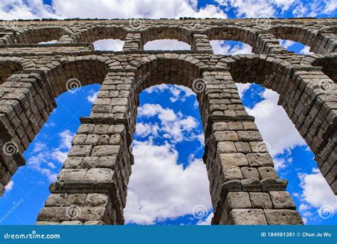 Aqueduct of Segovia, One of the Best-preserved Roman Aqueducts, in ...