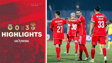 Resumo Highlights FC Arouca 0 3 SL Benfica YouTube