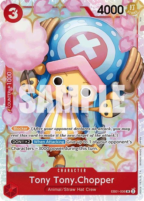 Tony Tony Chopper Eb01 006 One Piece Tcg Onepiece Cards