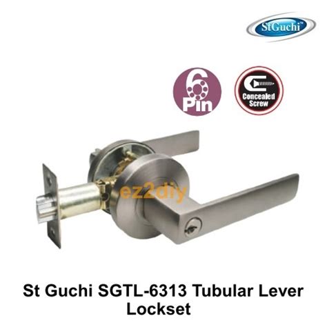 St Guchi Sgtl Tubular Lever Lockset Shopee Malaysia