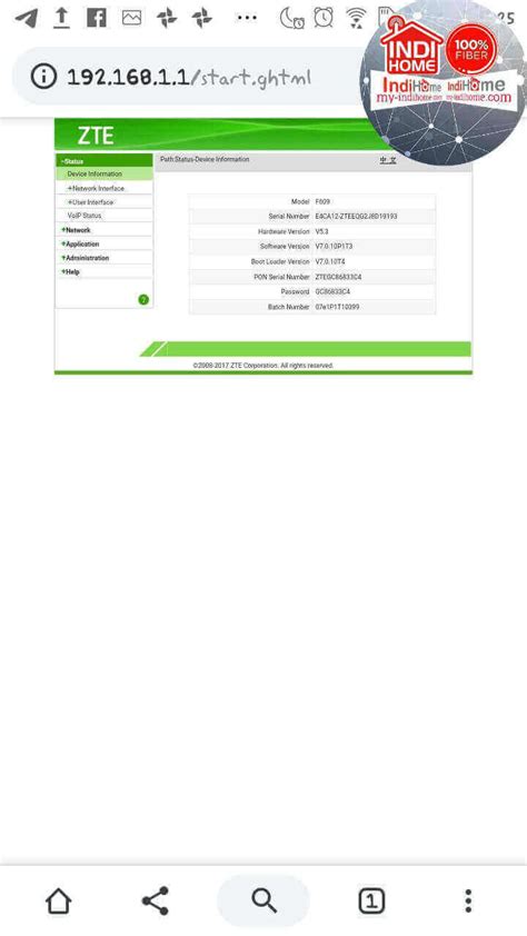 √ Cara Ganti Password Indihome Modem Zte Blog Indihome