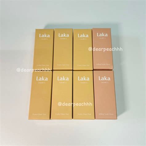 พรอมสง ลป Laka fruity glam tint jelling nude gloss ส 303