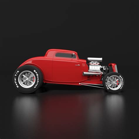 D Ford Window Coupe Hot Rod TurboSquid