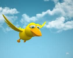 Funny bird flying |Funny Animal