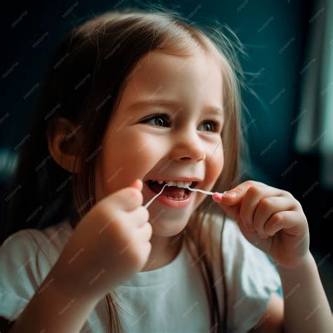 Premium Photo | A young female child is standing in front of a mirror