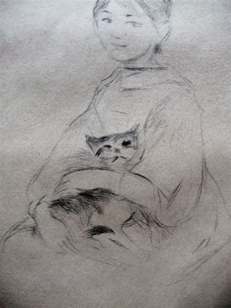 Berthe Morisot Jeune Fille Au Chat Catawiki