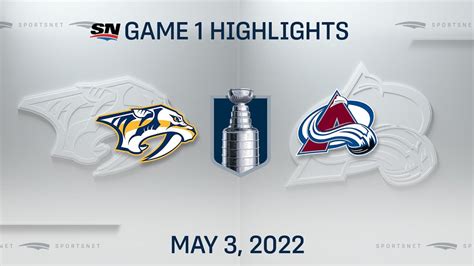 NHL Game 1 Highlights Predators Vs Avalanche May 3 2022 YouTube