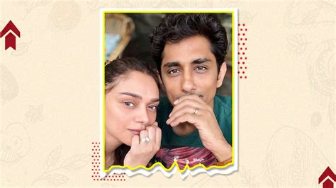 Aditi Rao Hydari Engaged To Siddharth Heres How It All Started