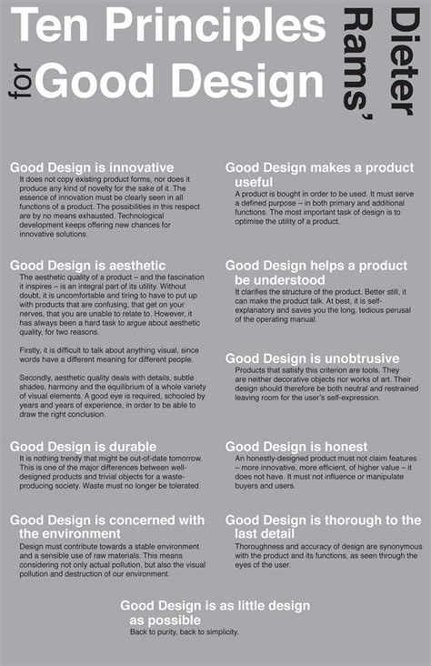 10 Principles for Good Design | Design basics, Learning graphic design ...