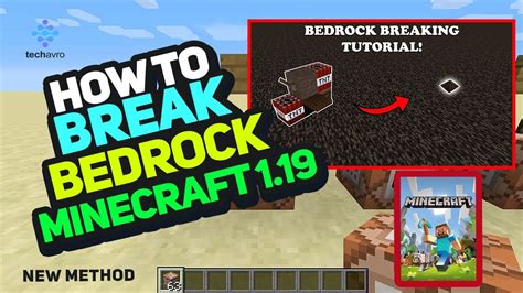 How To Break Bedrock In Minecraft 119 New Update 2023 Youtube