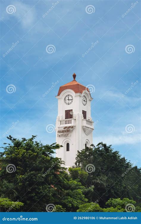 Mandiri Heritage Building Tower In Surabaya Is A Former Dutch Heritage