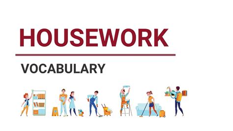 Housework Vocabulary Household Chores Englishvocabularyforbeginners