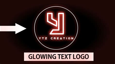 How To Make Neon Glowing Text Logo In Pixellab Create Glowing Neon