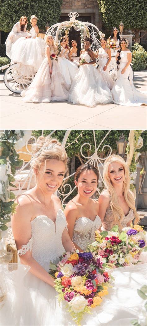 A Disney Princess Brides Wedding Inspiration At The Ashley Castle In