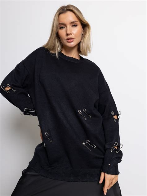 Свитер в стиле гранж, цена 4 080 ₽ - купить в интернет-магазине Kimono ...