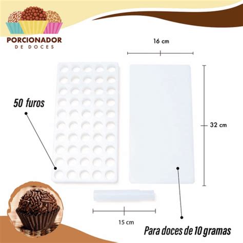 Placa Porcionadora Dosadora De Doces Brigadeiro Beijinho G Pr Tica