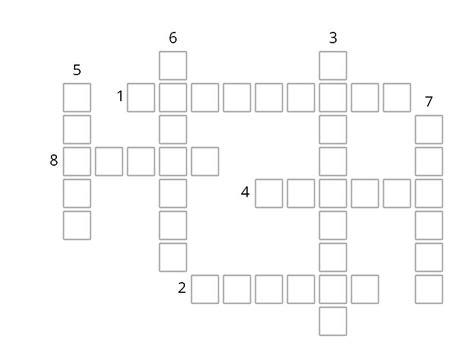 Quiz Sugli Ambienti Della Terra Crossword