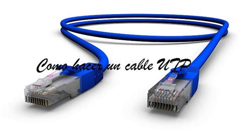 Como Hacer Un Cable Coaxial Y Utp Youtube