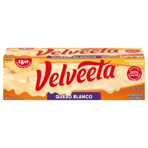 Velveeta Cheese Product Quesco Blanco Pasteurized Recipe Brookshires