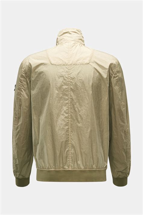 STONE ISLAND Blouson Garment Dyed Crinkle Reps R NY Olive BRAUN Hamburg