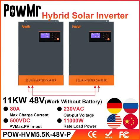 Inverter Surya Hybrid Powmr Kw V V Vdc Input Pv A Mppt