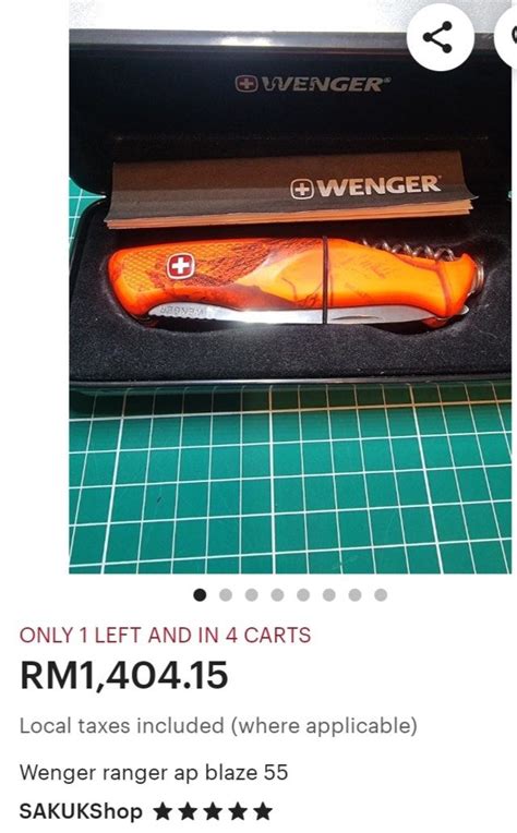 VICTORINOX WENGER ORANGE, Furniture & Home Living, Security & Locks ...