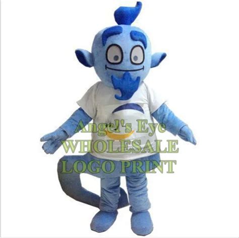 Blue Devil Mascot Costume Halloween Devil Custom Cartoon Character Cosplay Adult Size Carnival