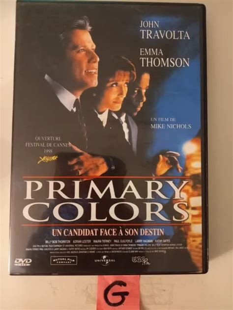 Dvd Du Film Primary Colors Avec John Travolta Et Emma Thomson De Mike