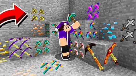 Encontramos Os Novos Min Rios De Picaretas Lend Rias No Minecraft Youtube