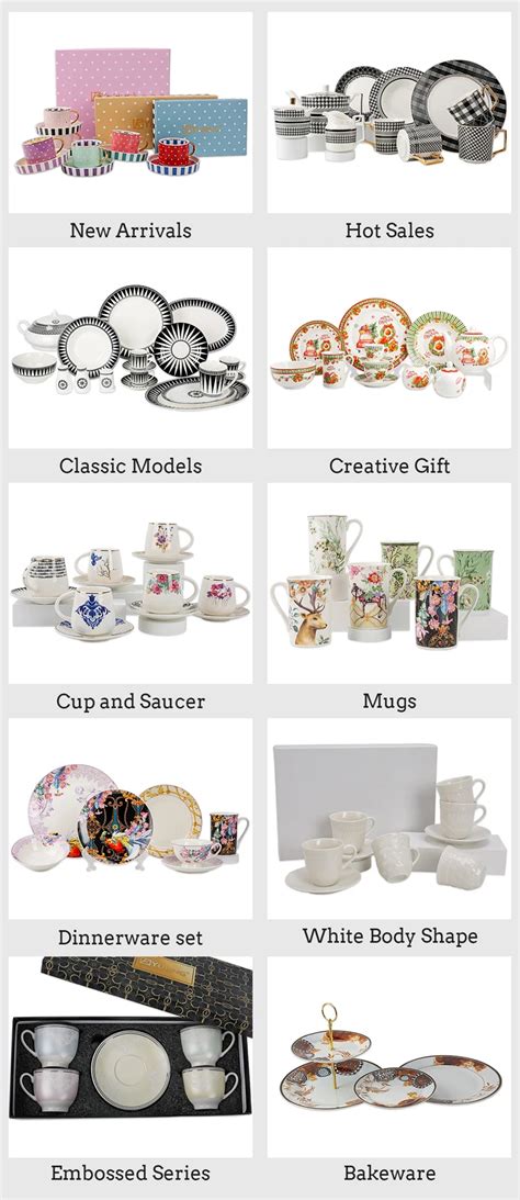 Modern Luxury Porcelain Dinnerware Set Ceramic Plates Cup Set Tableware ...