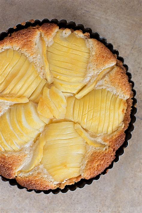 Poached Pear And Almond Tart Life Made Simple