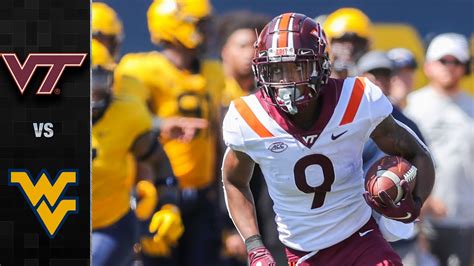 Virginia Tech Vs West Virginia Football Highlights Youtube