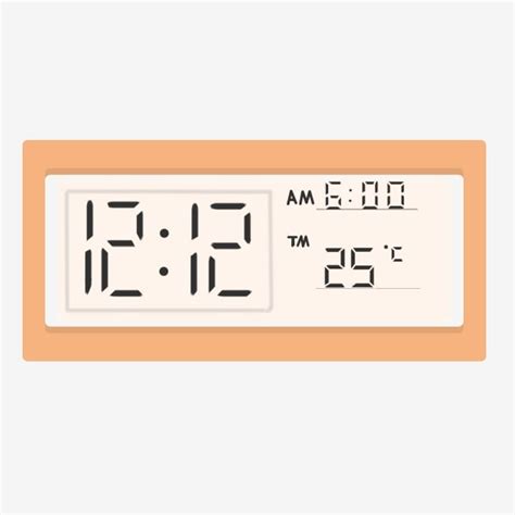 Digital Clock Time Cartoon Clock Alarm Clock Uhr Clipart Digitaluhr