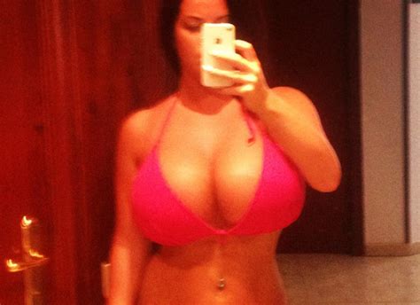 Busty Babe Sarah Randall Shares Some Selfies Of Her Gigantic Boobs Porn Pictures XXX Photos