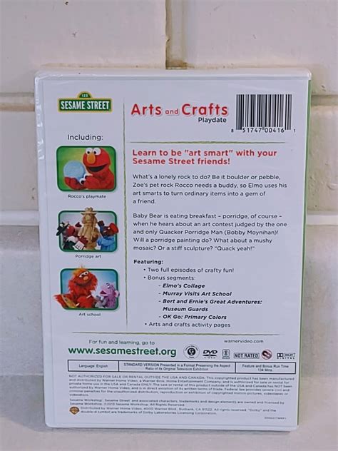 SESAME STREET ARTS AND CRAFTS PLAYDATE DVD EBay