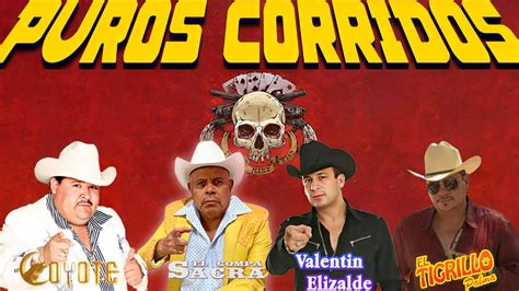 Puros Corridos Mix Para Pistear El Tigrillo Palma El Compa Sacra