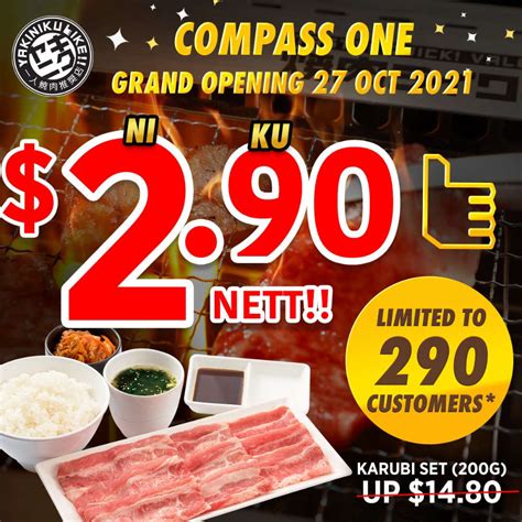 Yakiniku Like Singapore G Karubi Beef Short Plate Set For Just