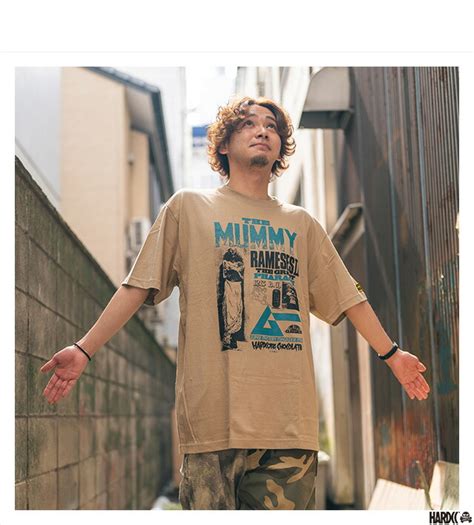 楽天市場 ハードコアチョコレート HARDCORE CHOCOLATE 月刊ムー ラムセス2世シャツ サンドカーキ SS TEE T 2084 KH Tシャツ 半袖 カットソー