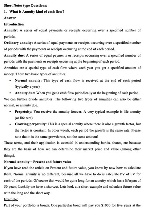 Financial Management Revision Practice - NoteXchange