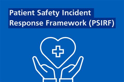 New Patient Safety Incident Response Framework Psirf Is Coming To