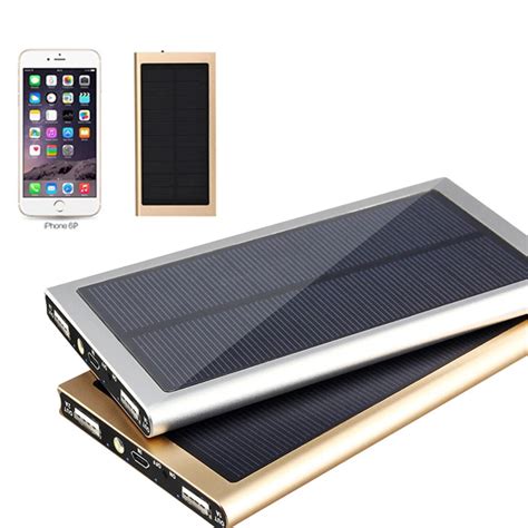 Dual Usb Power Bank Mah Solar Power Bank Waterproof Powerbank