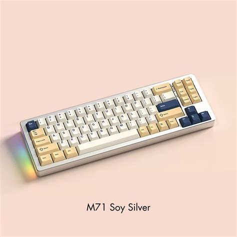 Xinmeng M V Aluminium Tri Mode Rgb Hotswappable Keyboard Computers