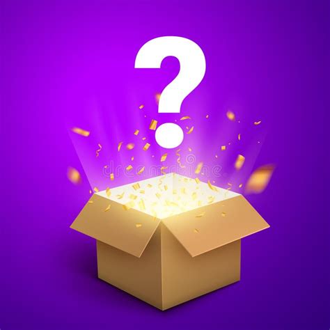 mystery contest box lucky prize present surprise secret mystery box