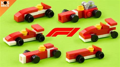 Lego F1 Cars Mini Vehicles Tutorial Micro Lego Lego Creative Classic Lego