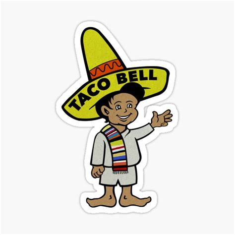 "60s Defunct "Taco Bell Boy" Taco Bell Restaurant Mascot Logo Character ...